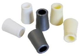 [960090926GL25BBL2] Batente Estore Plástico Redondo Branco | Ref. GL25BBL2 - GLOBALLOCK