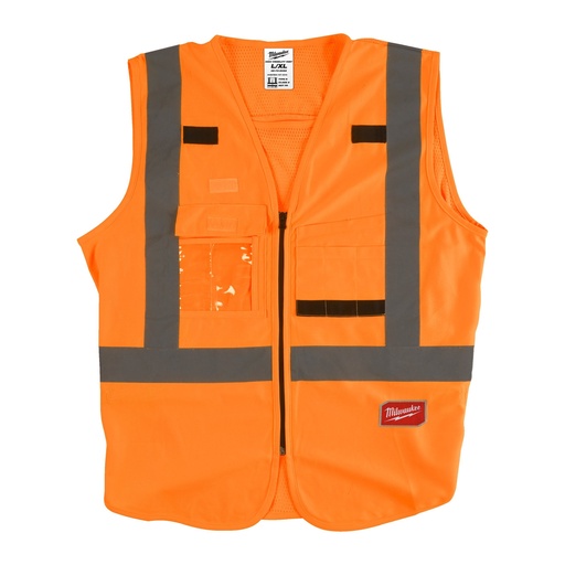[87212744932471893] Colete Alta Visib Laranja – Tamanho L/XL | Ref. 4932471893- MILWAUKEE