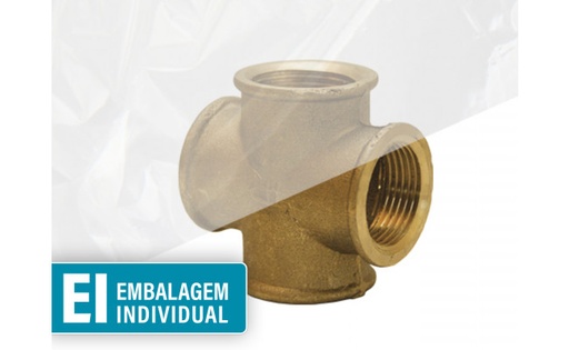 [B9903210005520] Cruzeta Latão 1/2 | Ref. 0629.0003- P&F MB