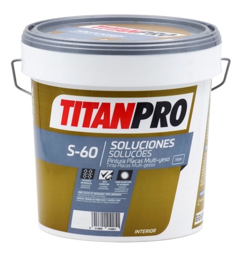 [#TIT10311504410] Tinta Branco Mate Gesso Cartonado 15Lt S-60