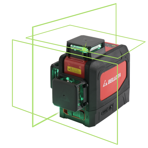 [B708121NIV30360V] Nivel Lazer 3 Linhas Verde | Ref. NIV30360V  BELLOTA