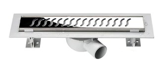 [B6669003071020] Cana de Duche Inox Ondas 70cm | Ref. 118700/O - DAKOTA