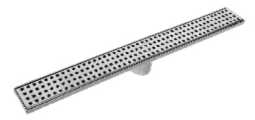 [B6669003071050] Cana de l Duche Inox Quadrados 60cm | Ref. POZ94-11606C - DAKOTA