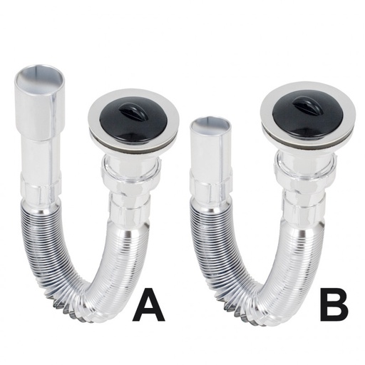 [B9903210025795] Válvula Tubo Flexível 1 1/4 S-428 Cromada | Ref. 11319  - MEBRA