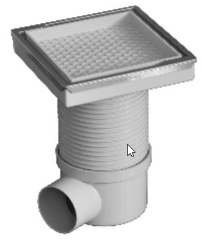 [B6669025001256] Ralo Sifonado com  Aro 115x115  | Ref. TER07-1341