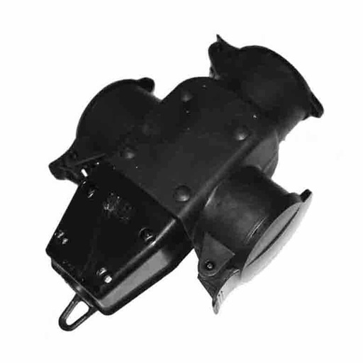 [ELEKTRO7851111R42125] Ficha Fêmea Tripla Borracha 16A  | Ref. R42125  - 