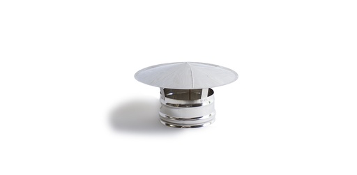 [96106340151250] Chapeu Inox Cone D140