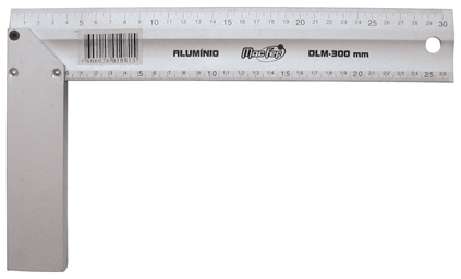 [10191210100085] Esquadro Aluminio 500x500mm | Ref. 010.0085