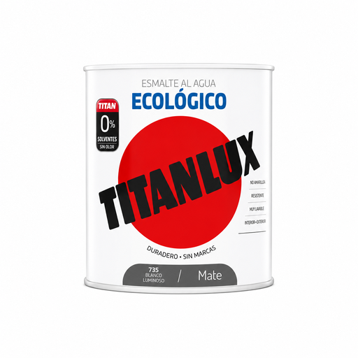 [#TIT10373560567] Titanlux Ecológico Mate Preto 750 ml 