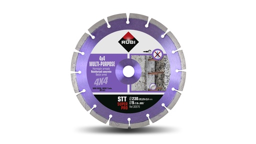 [B280127130976] RUB Disco Diamante STT 230mm Super Pro | Ref. 30976