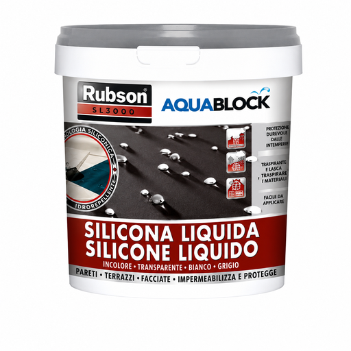 [B61301071894876] Rubson Silicone Liquido SL3000 Branco 1 Kg 