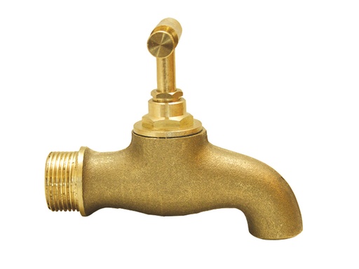 [B9908410004800] Torneira de serviço em latão polido 1/2"  Ref. 0710.0003