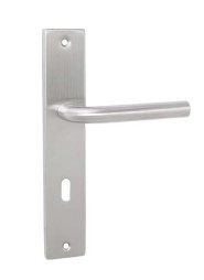 [GLOBALLOCK4521451] Puxador de porta modelo L com espelho retangular em inox  | Ref. 1451 –