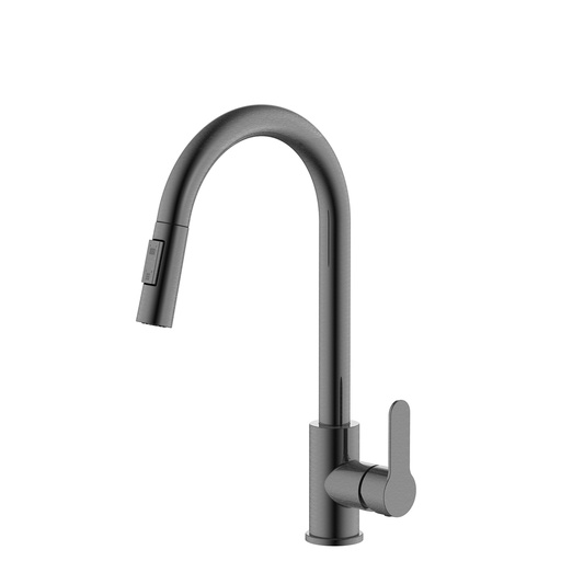 [B990AD11021911] Misturadora Monocomando Balcao Cozinha Drop Gun Metal