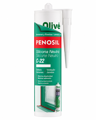 [1251H40152] Silicone Neutro Penosil C-22 RAL 8014 — 300 ml