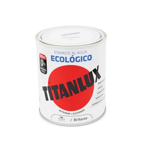 [#TIT104400T056634] Esmalte base água branco brilho, 750 ml | Ref. 00T056634