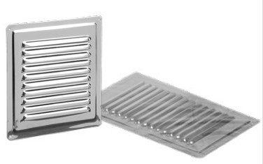 [B6669008201600] Grelha de Ventilação em aço inoxidável 304 antimagnética 18x25 6634 | Ref.