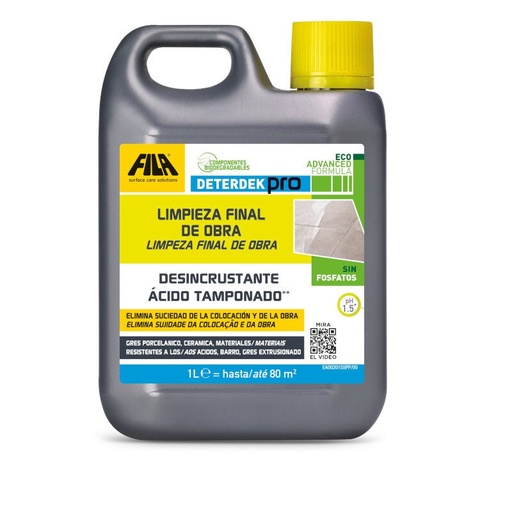 [101410460400012SPP1] Fila Detergente Ácido Deterdek Pro 1 litro