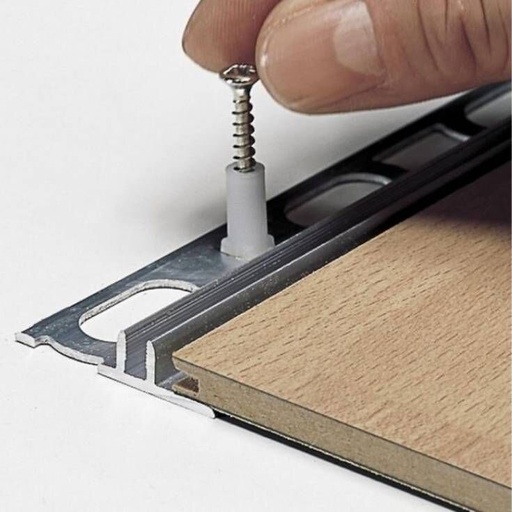 [B63167437] Perfil Base em Alumínio Unisys 2700×6,5/10 | Ref. 67437