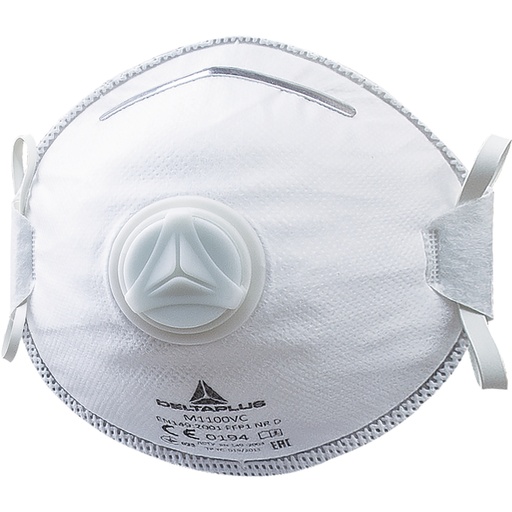 [#DPL12240251300] Caixa 10 Máscaras FFP1 com Válvula 