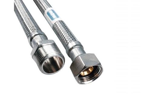 [B9903210013500] Ligação Flexível em Aço Inoxidável M/F 1/2"×3/8", 20 cm | Ref. 0102.2020