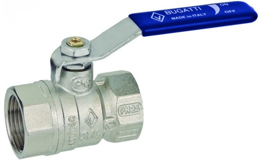 [B9908420001706] P&F MB Válvula de Esfera Bugatti Fêmea/Fêmea 3/4" | Ref. 0300.0204