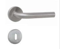 [GLOBALLOCK4528002] Puxador Modelo L em Aço Inoxidável com Entrada | Ref. 8002