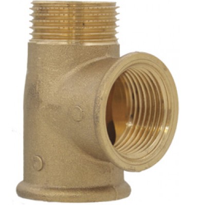 [B99032100188130] Tê em  Latão Simples M/F 3/4x3/4 | Ref: 0610.0004 - P&F MB
