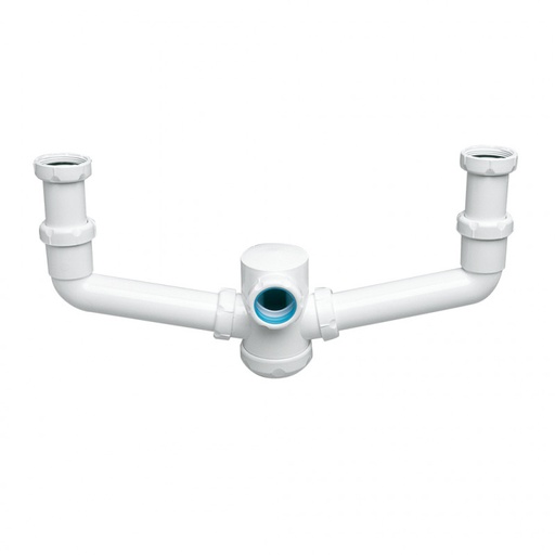 [B9903210017307] Sifão S-7 Duplo 1" × 1/2" | Ref. 05018 - P&F MB