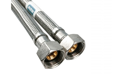 [B9903210010650] Ligaçãoflexivel em aço F/F 1/2x1/2 60cm | Ref 0101.3060 - P&F MB