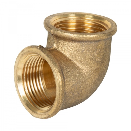 [B99032100090770155] Joelho de Latão 90º  F/F  2" | Ref. 0600.0008  - P&F MB