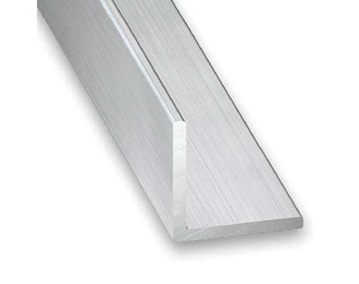 [B66690030835005] Cantoneira em alumínio mate - 25x25-  2,5 mt