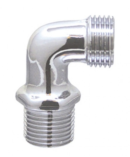 [B9903210005642] Curva Cromada Macho/Macho 1/2x3/8 | Ref. MB 0136.0100   - P&F MB