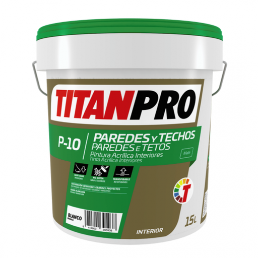 [#TIT10311502490]  Tinta Acrilica Interior Branco Mate P-10 - 15 Lts