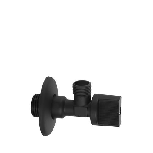 [B990EI60100212] Torneira de esquadria de corte preta 1/2"x3/8 - MEBRA