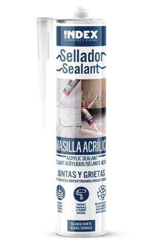 [#IND15SEACRG280] IND Selante Acrilico Cinza 280ml  | Ref. SEACRG280  - INDEX