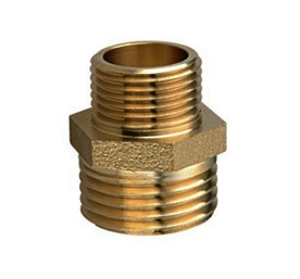 [B990321000438250] Casquilho Latão Red rosca macho/macho 11/2x1/2 | Ref.  0615.0043 - P&F MB