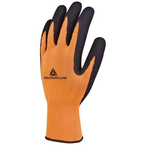 [#DPL12940971520] Luva Poliéster Laranja Latex Negro T10 | VV733OR10 