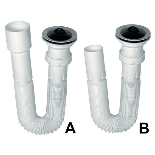 [B9903210024955] Válvula Mod. S-382 c/tubo flexível 1 1/2 (40/50) | Ref. 11318  - P&F MB