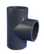 [1087512452] T 90º em PVC de colar - 50 mm - BZW 512452 | Ref. 512452