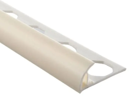 [B6669021002540] Perfil de acabamento branco para azulejo  9mm 