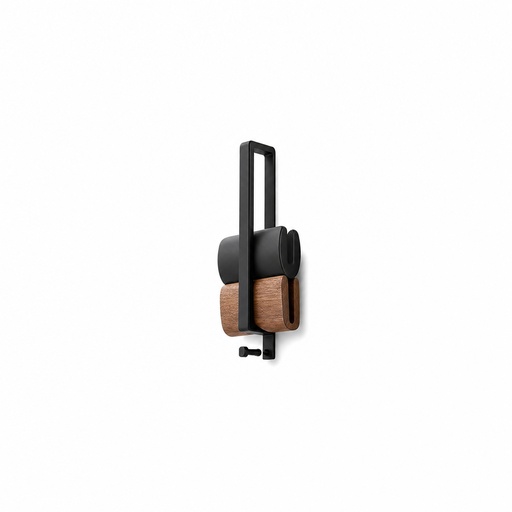[COTEXSA1022599] Suporte Toalhas Preto WILMA 