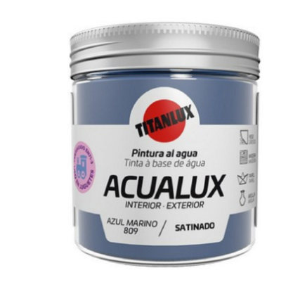 [#TIT10373525699587] Acualux Marfim acetinado 0822 75ml | Ref. 5699587-Titanlux