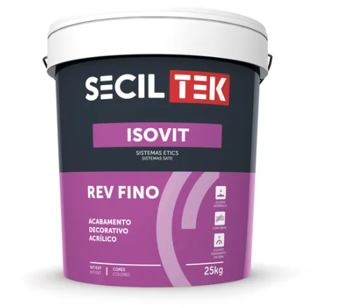 [97301341AP8010] SecilTek Isovit Rev Fino 10A Balde 25 Kg - SecilTek 