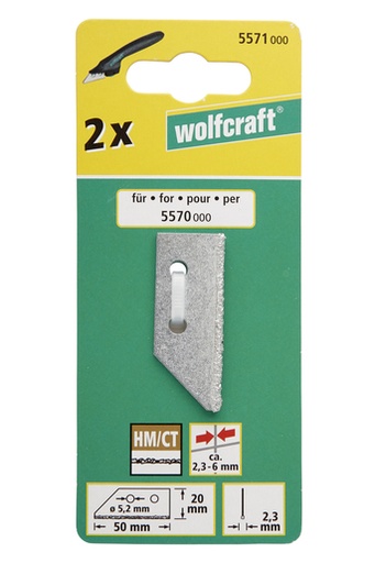 [10585571000] Lâmina de Raspador para Abrir Juntas | Ref. 5571000  - WOLFCRAFT