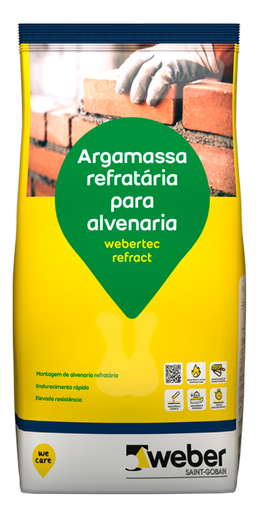 [04220000000950] Weber Tec Refract Cinza 5 Kg