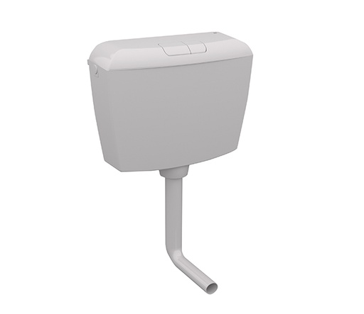 [07306606001000] Autoclismo Quartzo de Dupla Descarga Branco| Ref: 124427- OLI