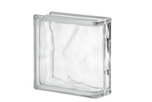 [09778042000300] Bloco de vidro Terminal Linear Wave Neutro | Ref. 1919/8 