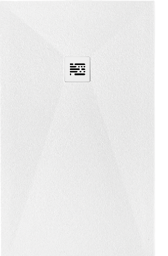 [1031594311010090CC] Base Duche Planstone Pedra  Branca 100x90 cm