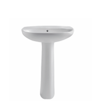 [25360405000700]  Polo Coluna de lavatório branco 